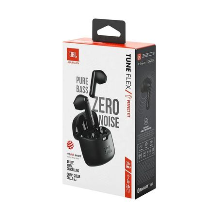 Audifonos JBL Tune Flex con Cancelación de Ruido Negro