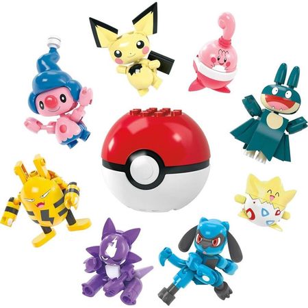 Mega Pokémon: 8 figuras articuladas y Poké Ball