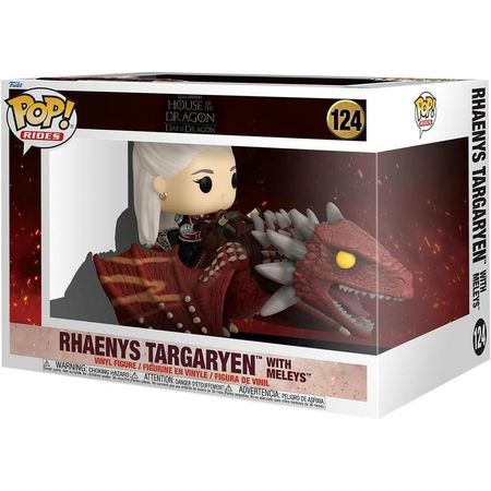 Funko Rides Deluxe - Rhaenys Targaryen con Meleys de Juego de Tronos