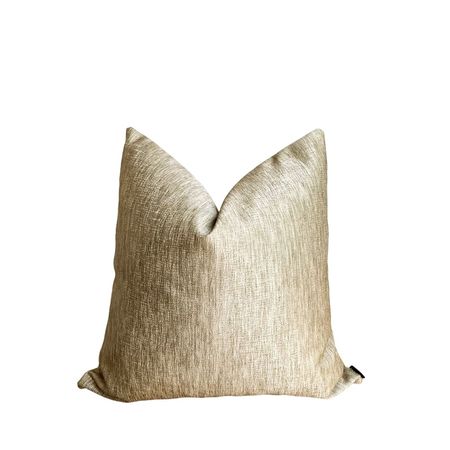 Funda Cojin Tanos Dorado Chenille 45x45 cm