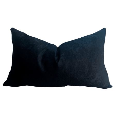 Funda Cojin Negro Italy Terciopelo  50x30 cm