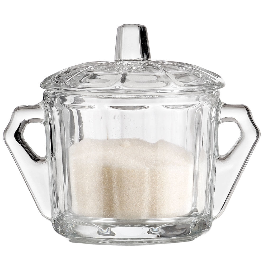 Azucarero CRISA con Tapa de Vidrio 375ml