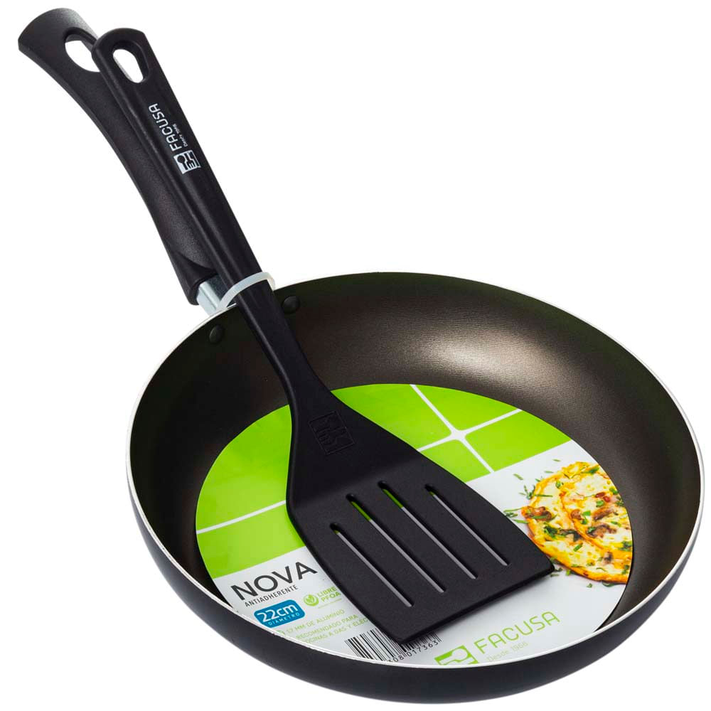 Sartén Antiadherente FACUSA 22cm-Espátula