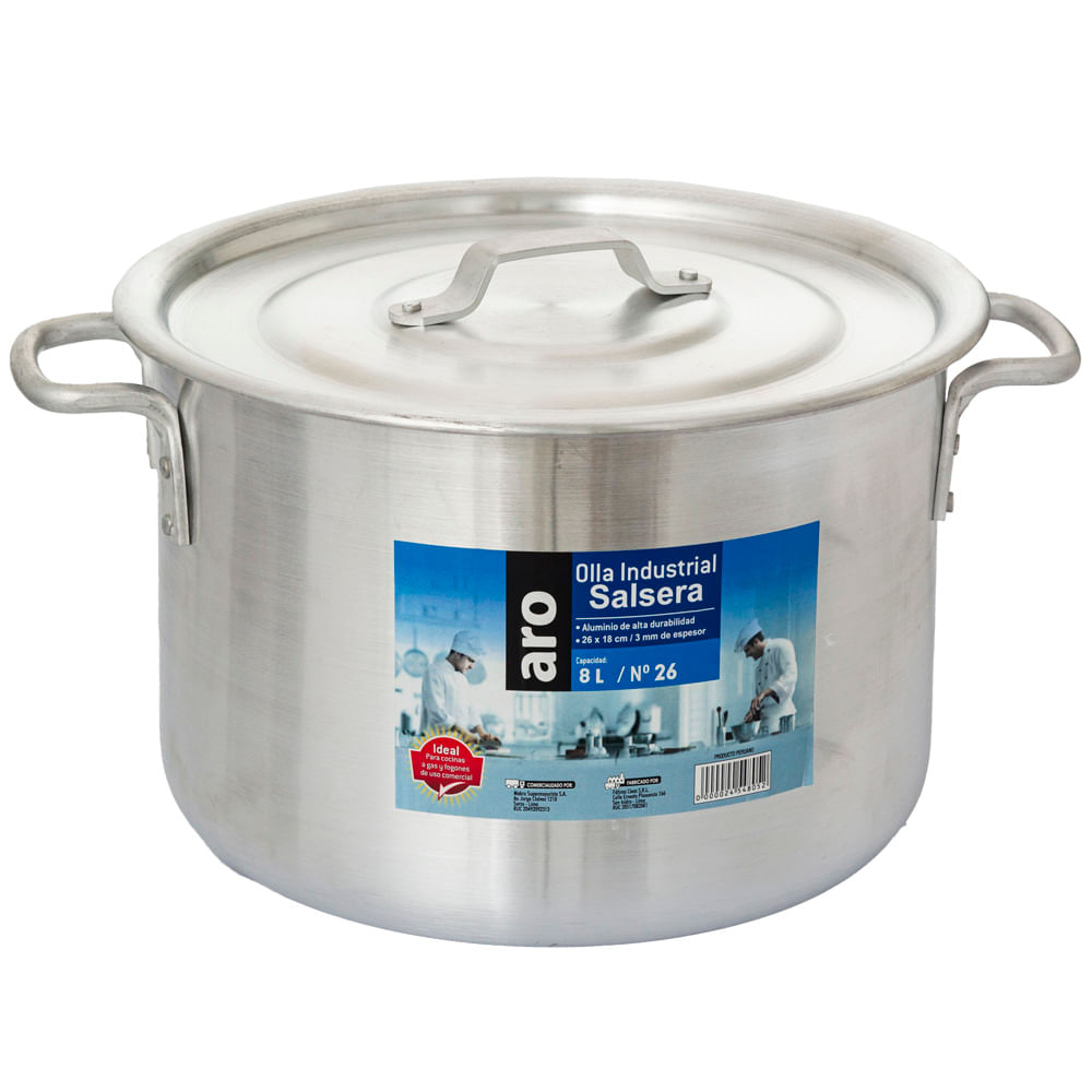 Olla ARO Salsera 26x18 3Mm 8L