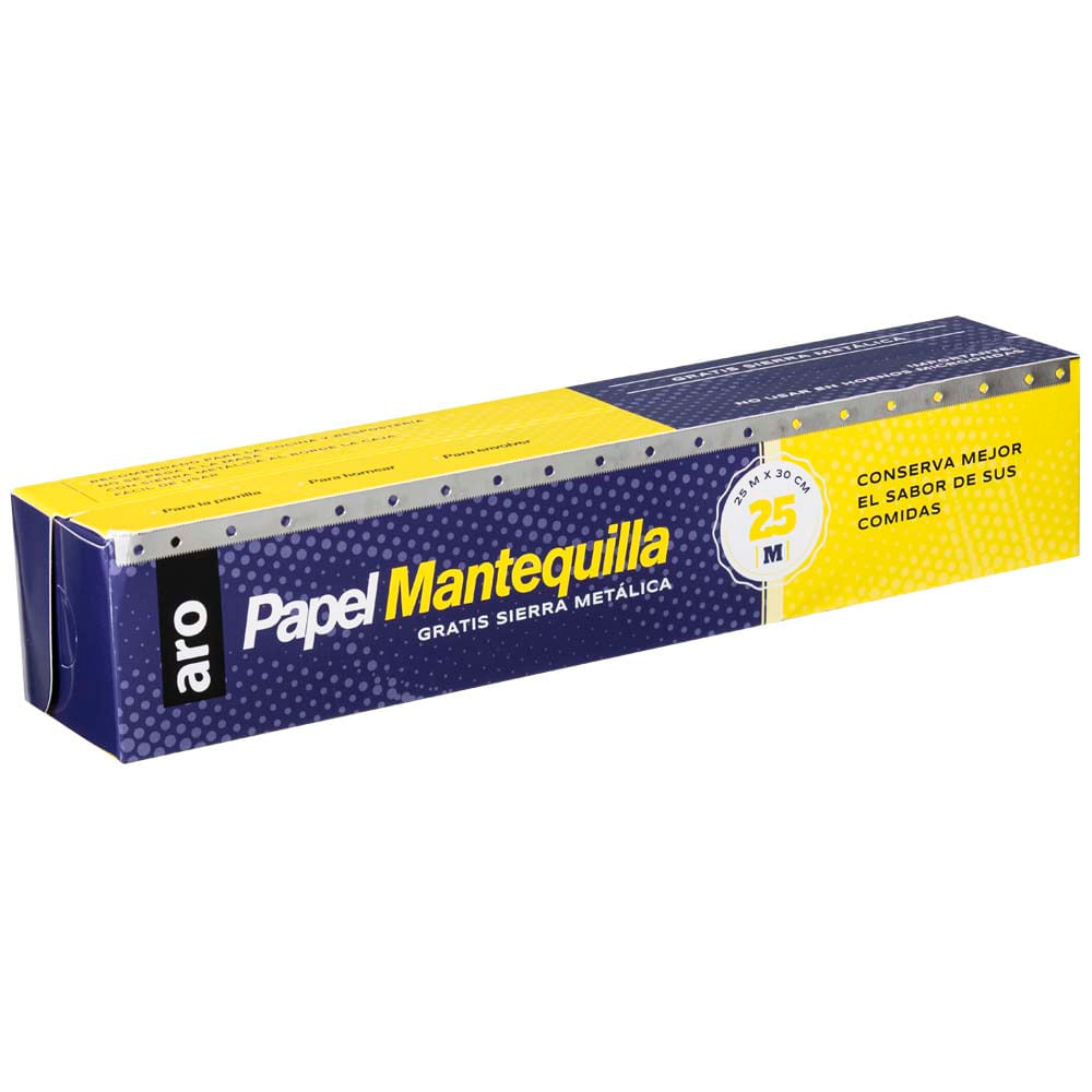 Papel Mantequilla ARO 25mx30cm 99x99x99mm