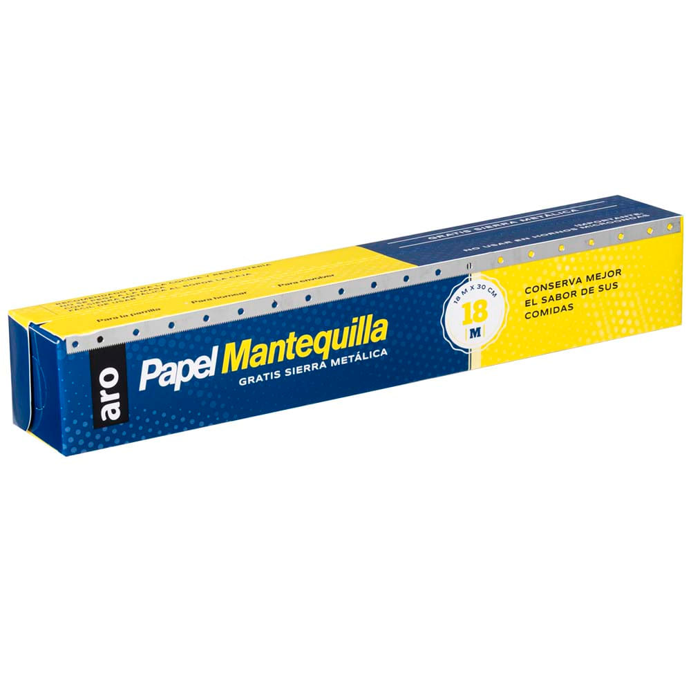 Papel Mantequilla ARO 18mx30cm 99x99x99mm