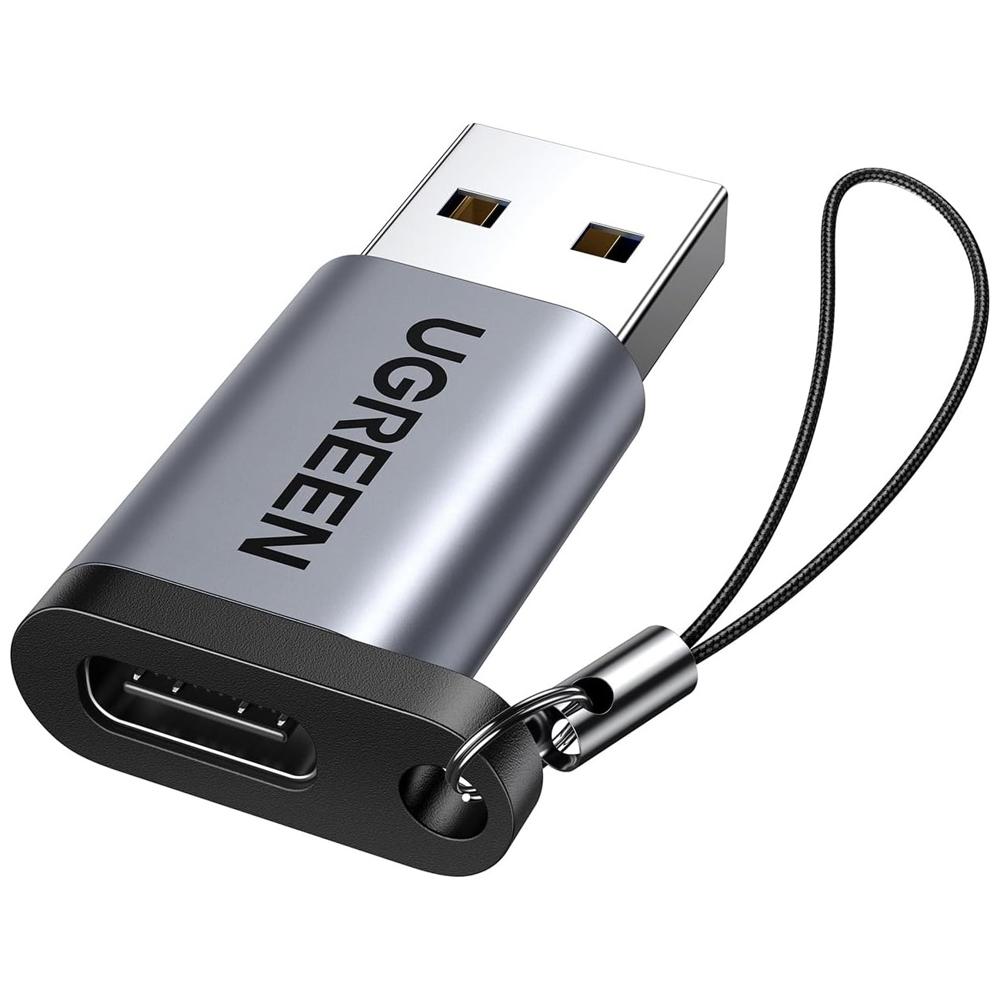 Ugreen Adaptador Usb-C a Usb-A 10 Gbps Para Carga - 50533