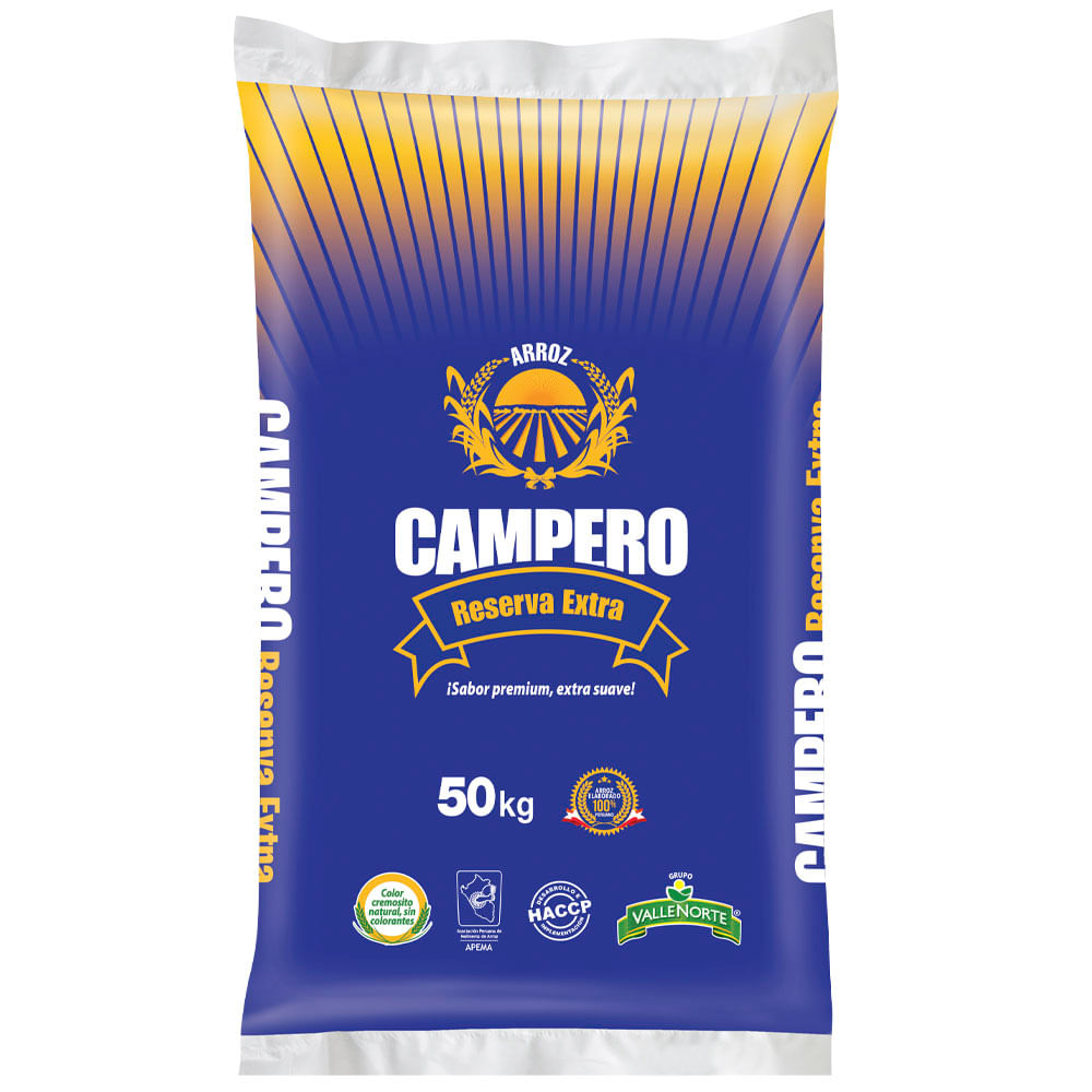 Arroz Extra CAMPERO Granel Saco 50Kg