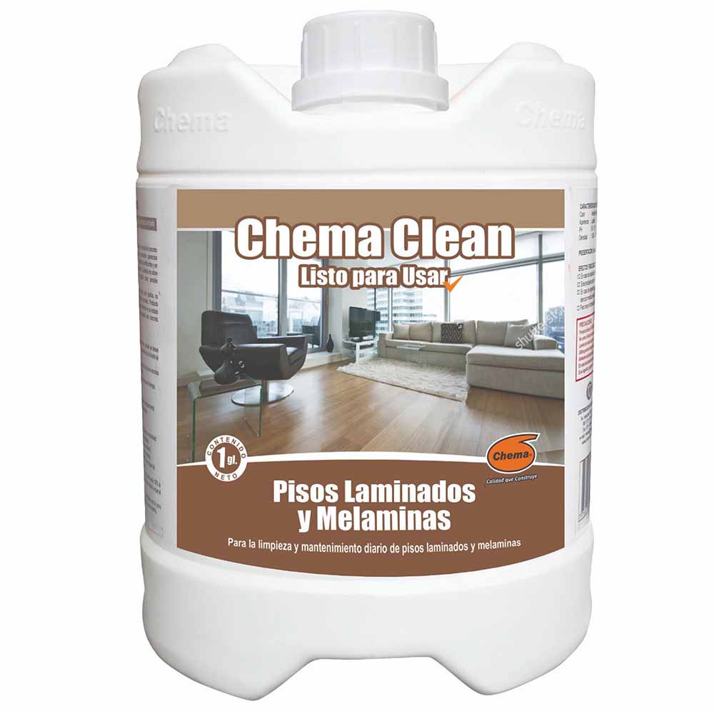 Limpiador Pisos Laminados y Melamina CHEMA CLEAN Botella 3.785L