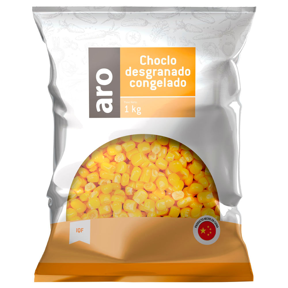 Choclo Desgranado Congelado ARO Bolsa 1Kg