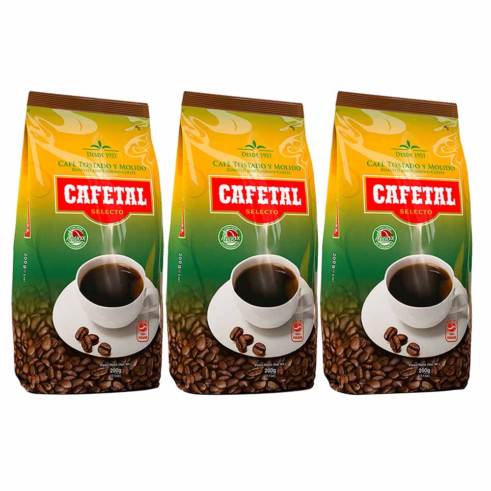 Cafetal Selecto 200g pack 3un