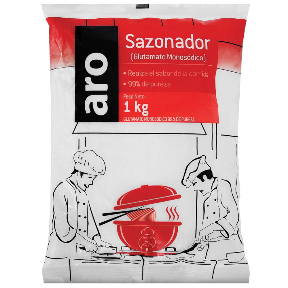 Sazonador Glutamato Monosódico ARO Bolsa 1kg