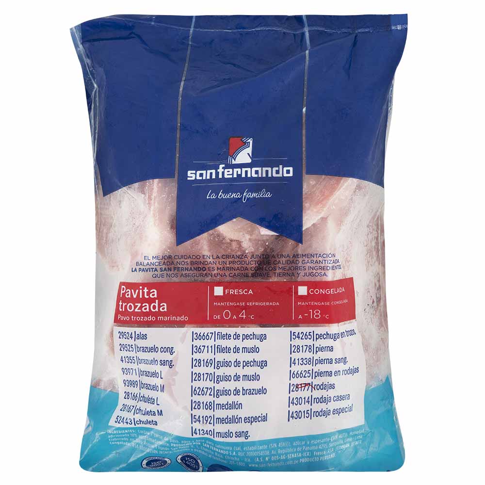 Rodaja de Pierna de Pavita SAN FERNANDO x kg