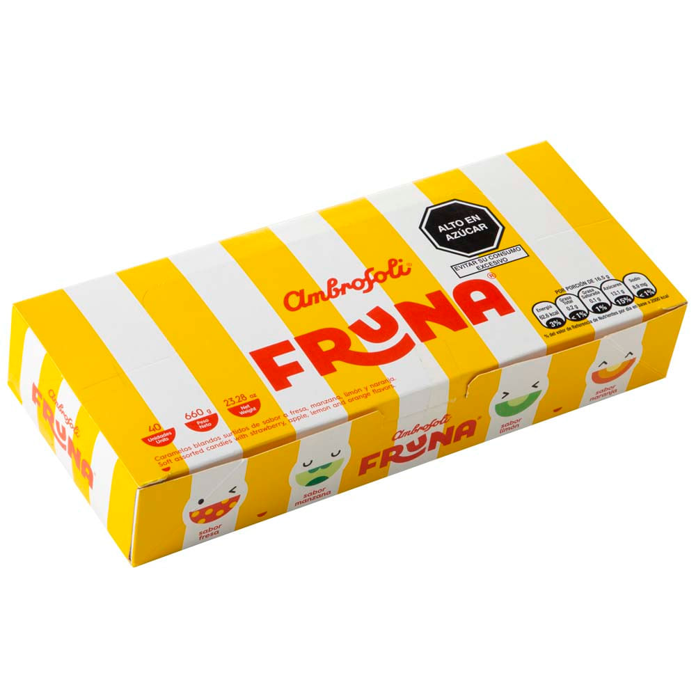Caramelos Blandos Surtidos FRUNA Caja 40un