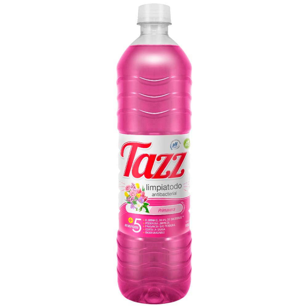 Limpiatodo Antibacterial TAZZ Primavera Botella 900ml