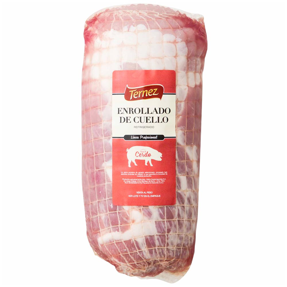Enrrollado Cuello de Cerdo TERNEZ x kg
