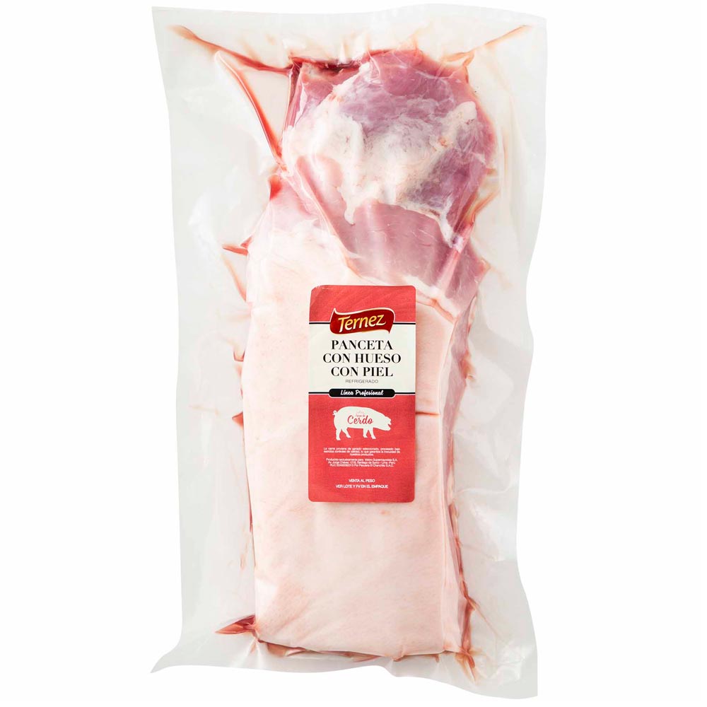 Panceta con Hueso con Piel TERNEZ x kg