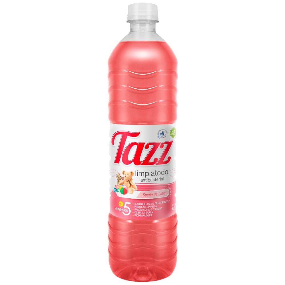 Limpiatodo Antibacterial TAZZ Bebé Botella 900ml