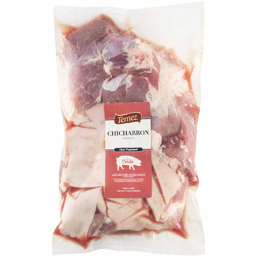 Chicharrón Cerdo Congelado TERNEZ x kg