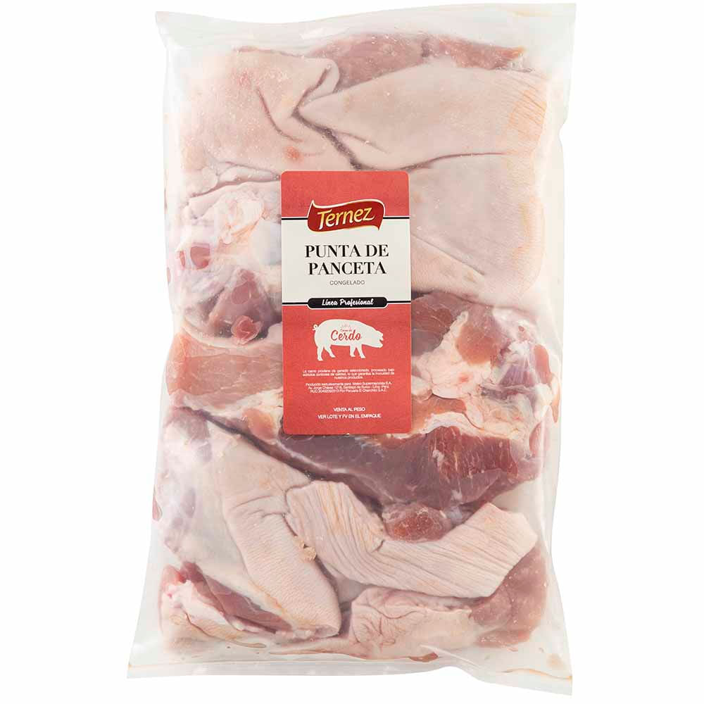 Punta Panceta de Cerdo Congelado TERNEZ x kg