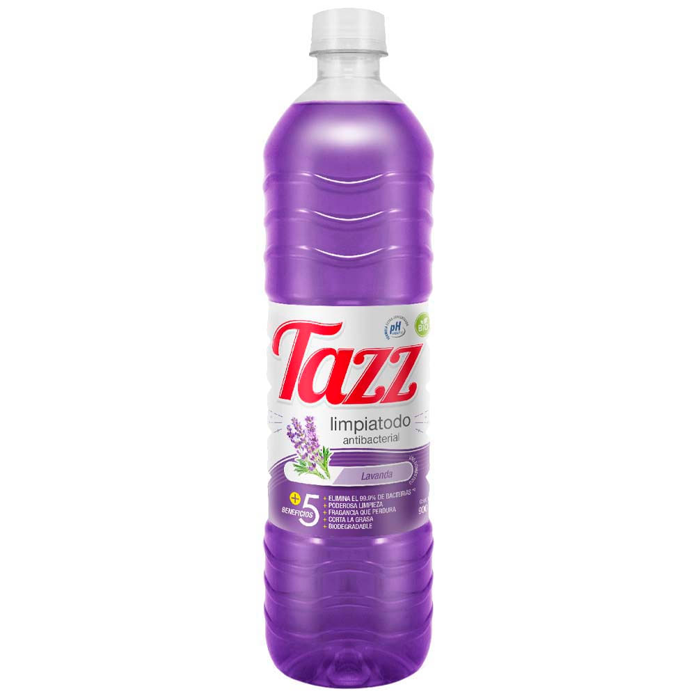 Limpiatodo Antibacterial TAZZ Lavanda Botella 900ml