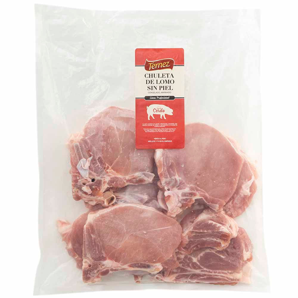 Chuleta Lomo Sin Piel Congelado TERNEZ x kg