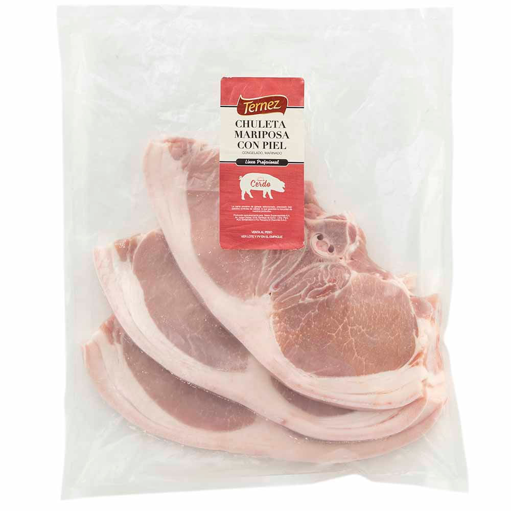 Chuleta de Lomo con Piel Congelado TERNEZ x kg