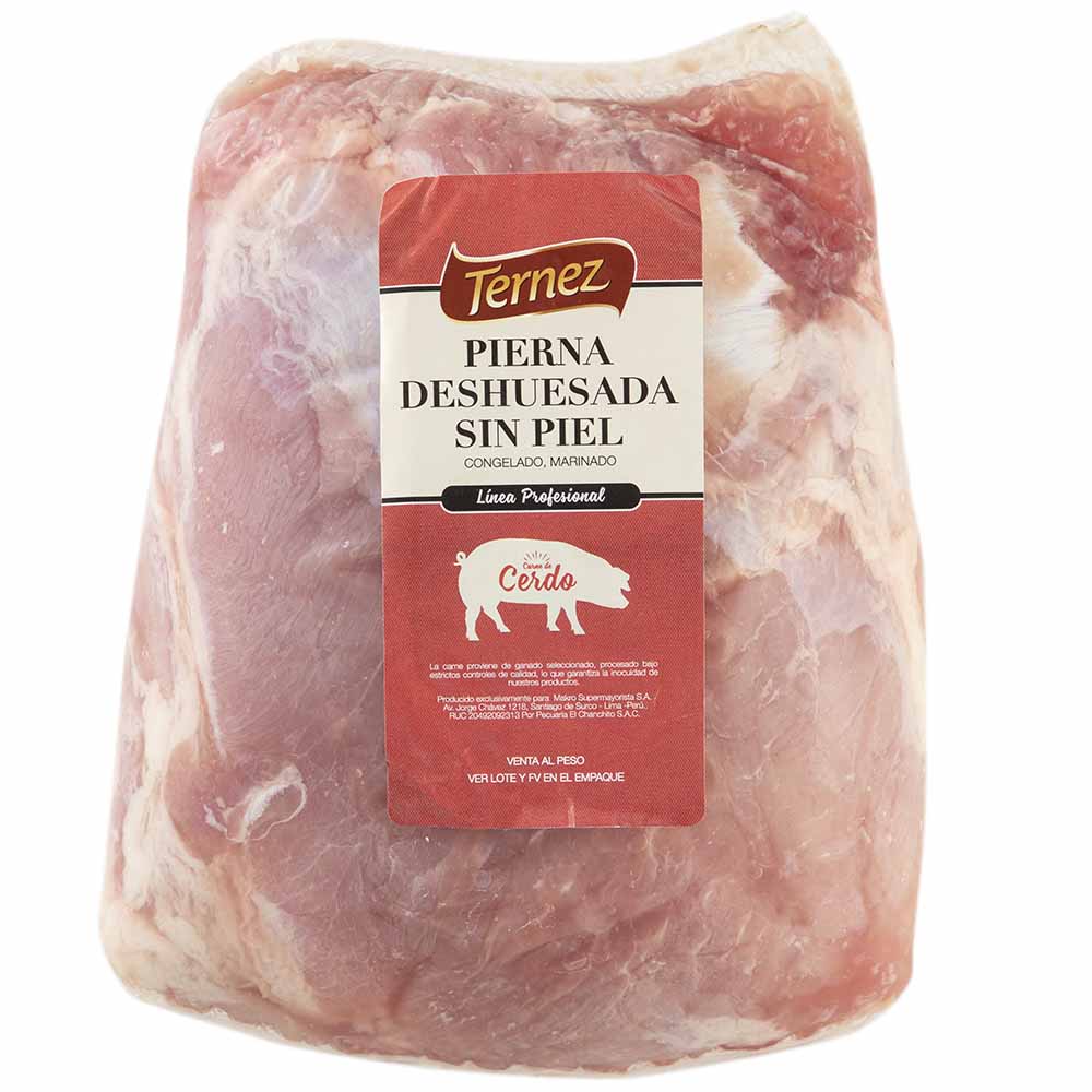 Pierna sin Piel sin Hueso de Cerdo Congelado TERNEZ x kg