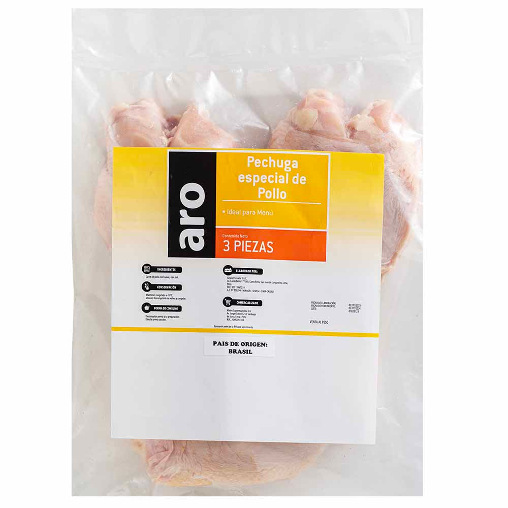 Pechuga Especial de Pollo ARO x kg