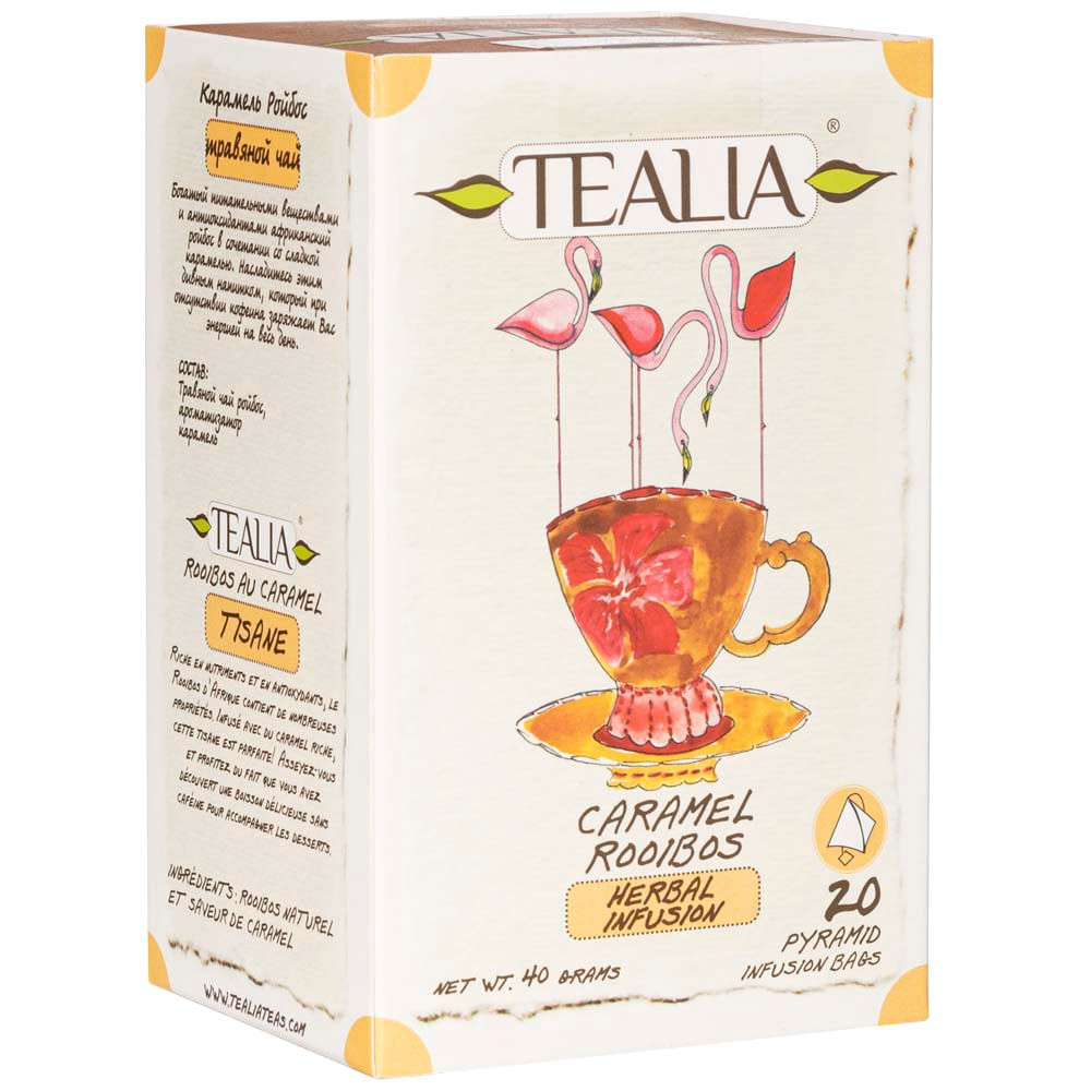 Té de Hierbas Caramelizados TEALIA Caja 20un x 2g