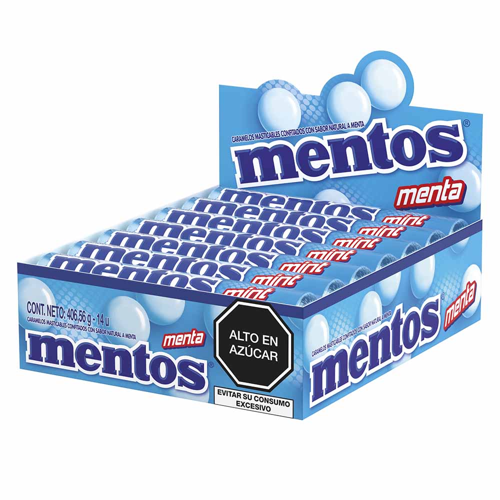 Caramelos MENTOS Menta Paquete 14un
