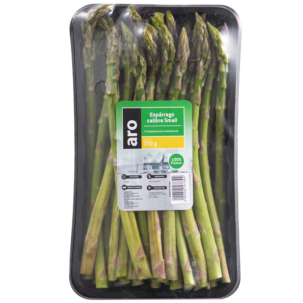 Espárrago Calibre Small ARO Bandeja 250g