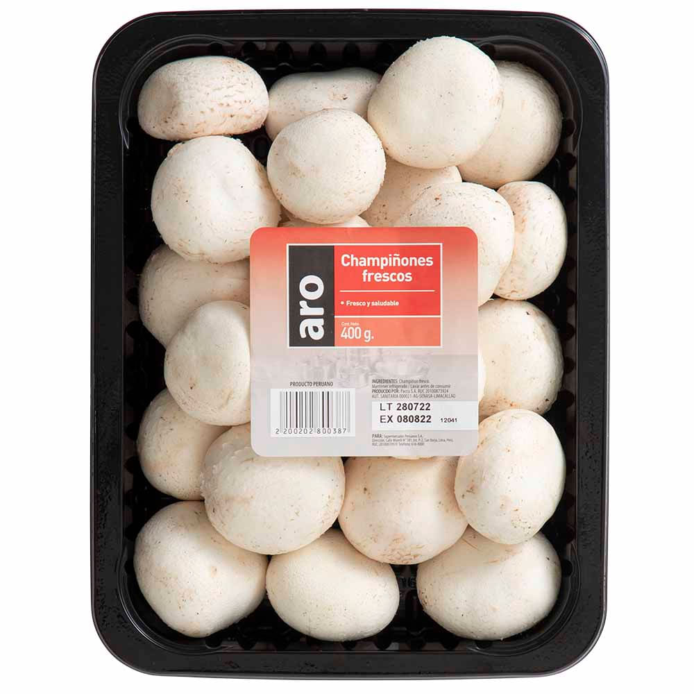 Champiñones Frescos ARO Bandeja 400g