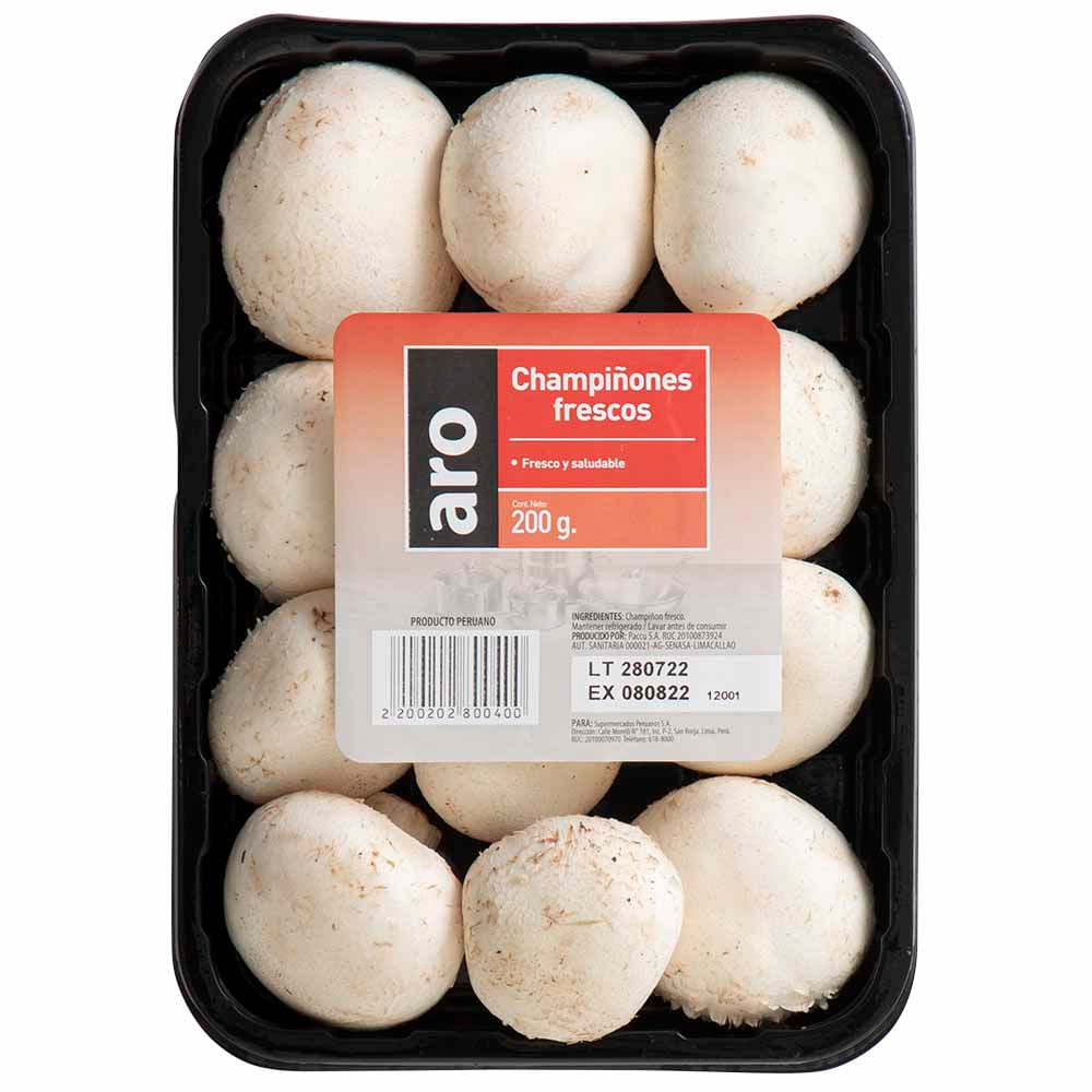 Champiñones Frescos ARO Bandeja 200g