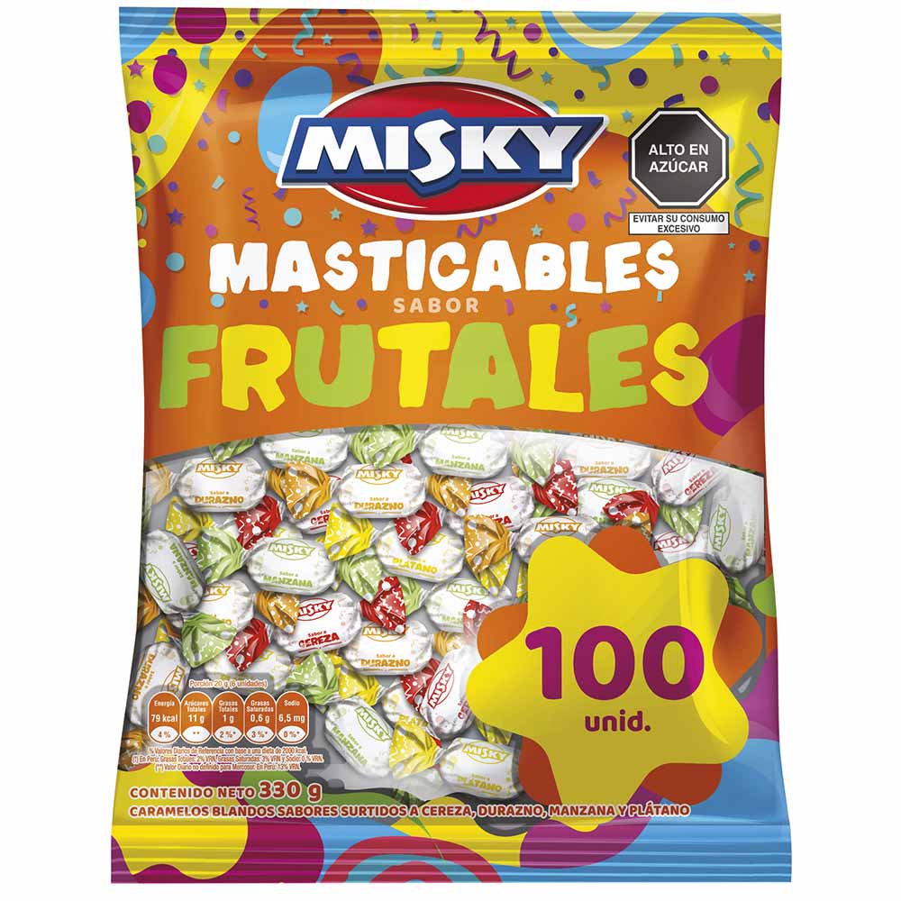 Golosinas Masticables ARCOR Misky Bolsa 330g