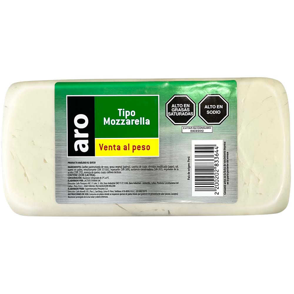 Tipo Mozzarella ARO x kg