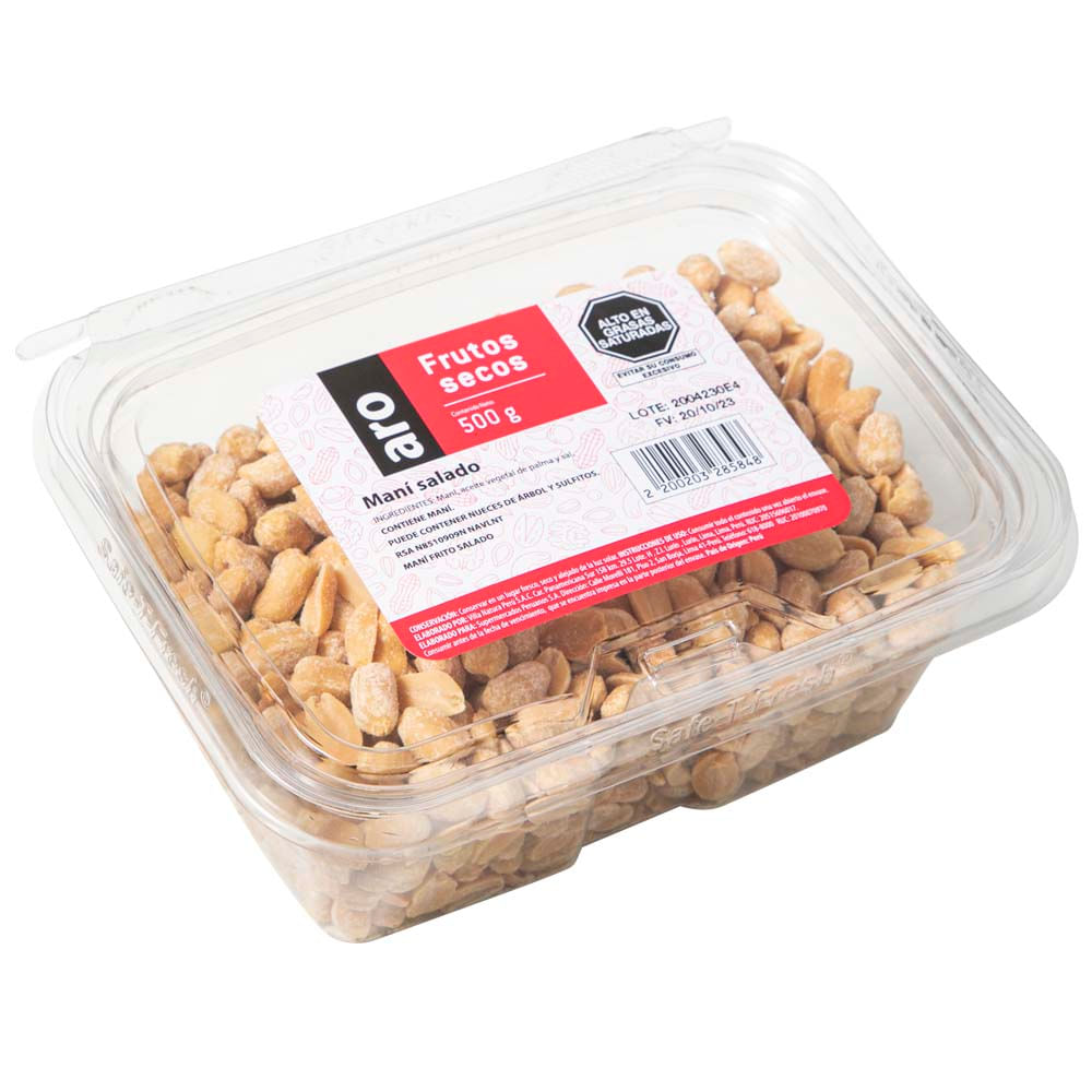 Maní Salado ARO Táper 500g