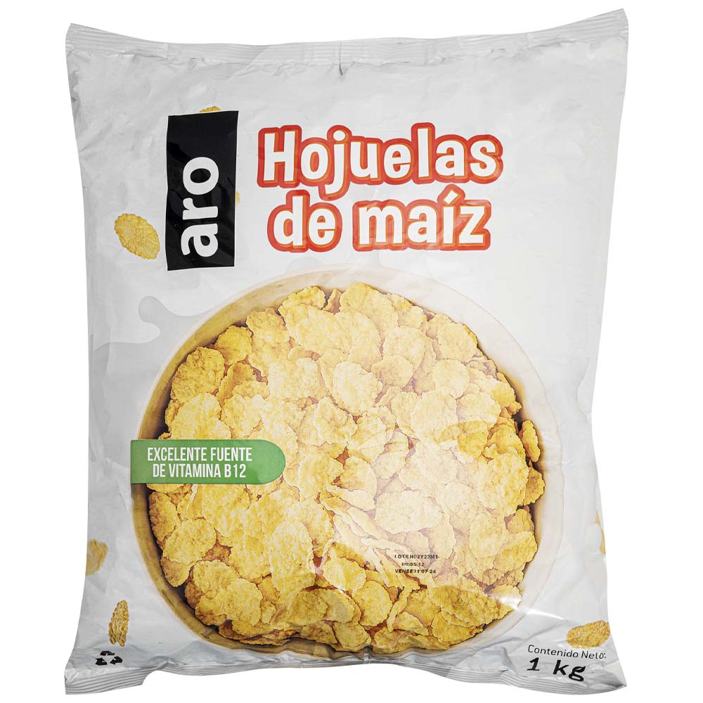 Cereal Corn Flakes ARO Bolsa 1Kg