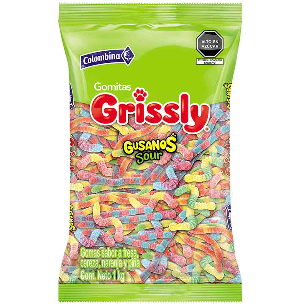 Gomas Gusanos GRISSLY Bolsa 1Kg