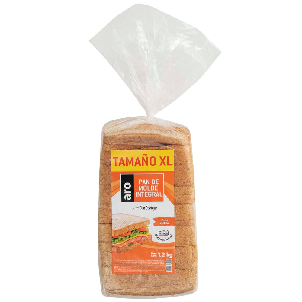 Pan de Molde Integral ARO Bolsa 1.2Kg