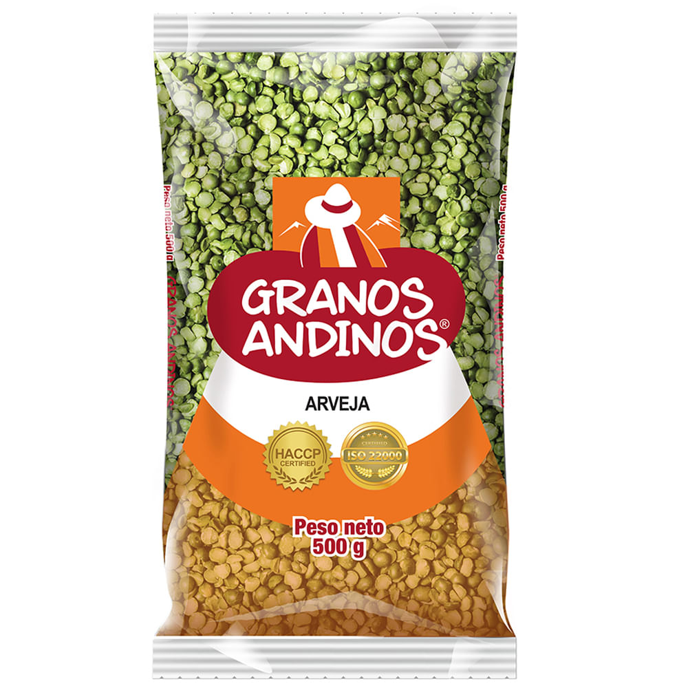Arveja GRANOS ANDINOS Bolsa 500g
