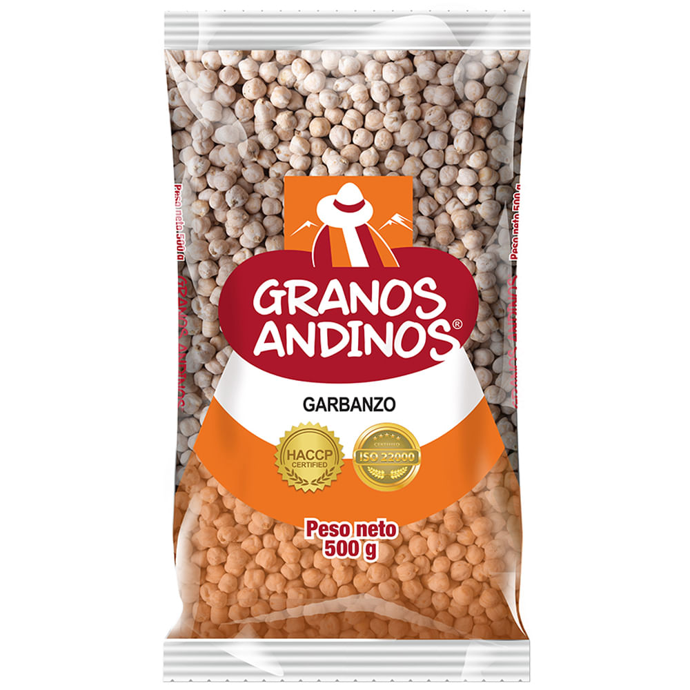 Garbanzo GRANOS ANDINOS Bolsa 500g