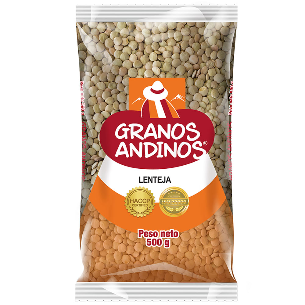 Lenteja GRANOS ANDINOS Bolsa 500g