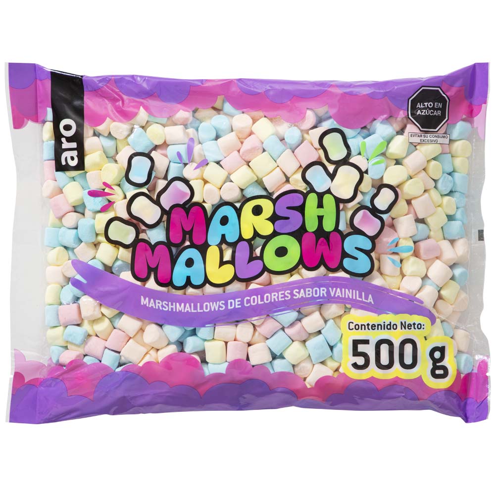 Marshmallows Colores Mini Mallow ARO Bolsa 500g