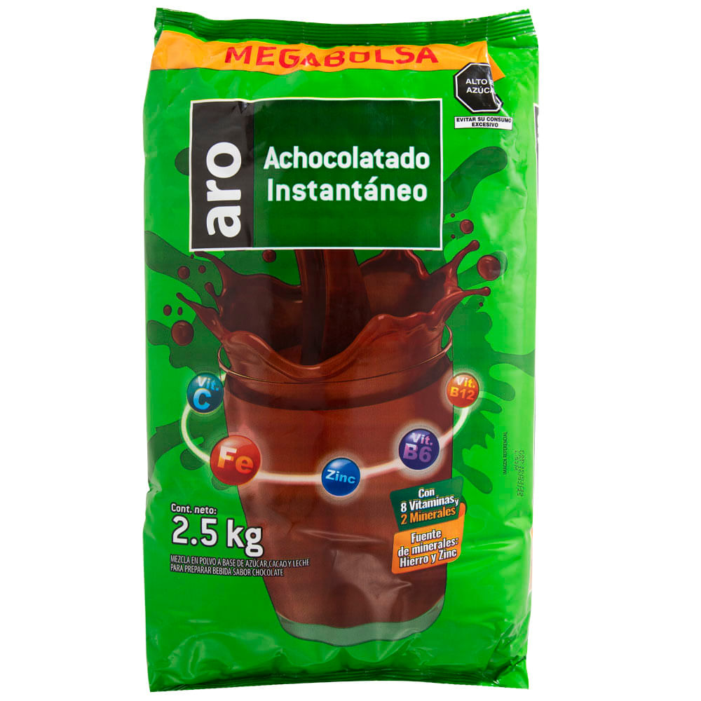 Achocolatado Instantáneo ARO Bolsa 2.5 Kg