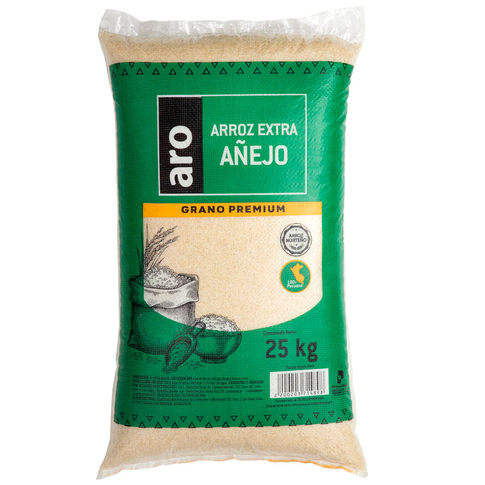 Arroz Extra Añejo ARO Saco 25kg