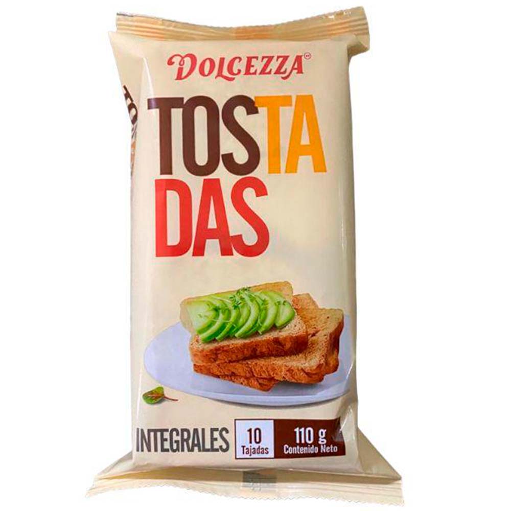 Tostadas Integrales DOLCEZZA Bolsa 10un