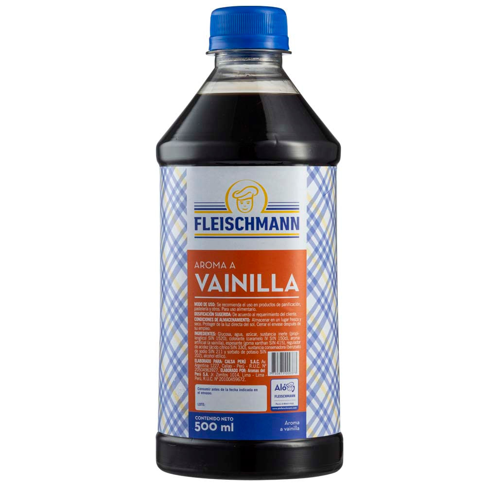 Esencia de Vainilla FLEISCHMAN Botella 500ml