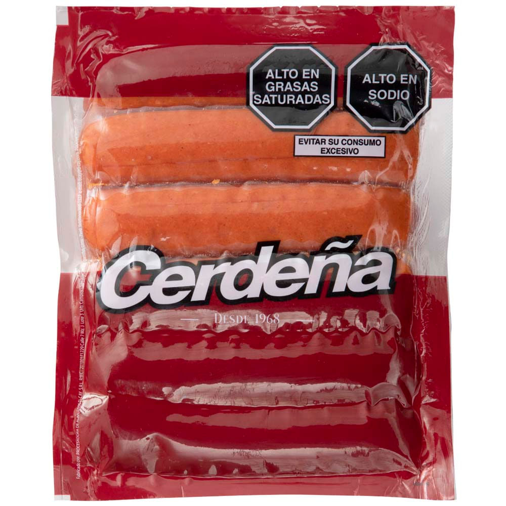 Hot Dog California Grill CERDEÑA Paquete 1Kg