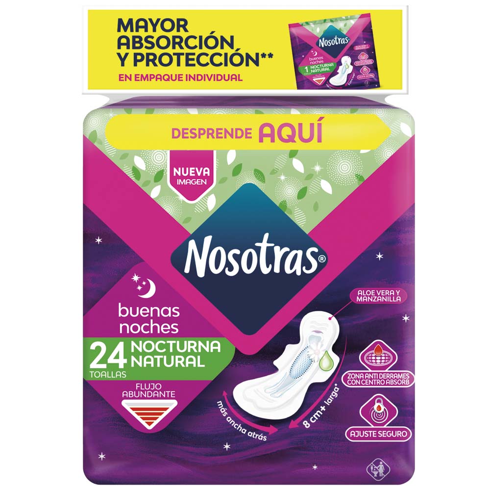 Dispensador Buenas Noches NOSOTRAS Paquete 24un